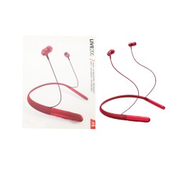 NECK WIRELESS HEADPHONE LIVE200 WITH MICRO SD CARD PORT RED NECK WIRELESS HEADPHONE LIVE200 WITH MICRO SD CARD PORT RED